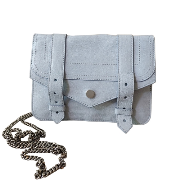 Proenza Schouler Light Purple Leather Convertible Crossbody Bag - Picture 14 of 16